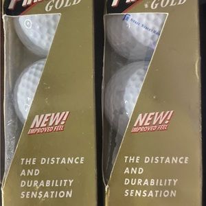 Pinnacle Gold gold distance golf balls 2pks 6 total balls